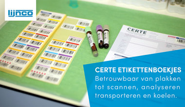 Etikettenblokjes met een medische toepassing voor Certe